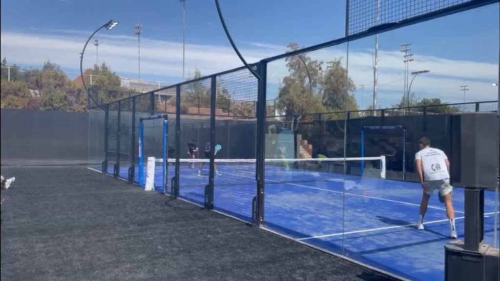 Premium padel court installation in the USA